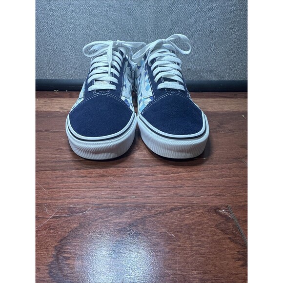 Vans Old Skool Checkerboard Sk8 Women\'s Size 10.5 Men\'s Sz 9Sneakers Blue White main image 6